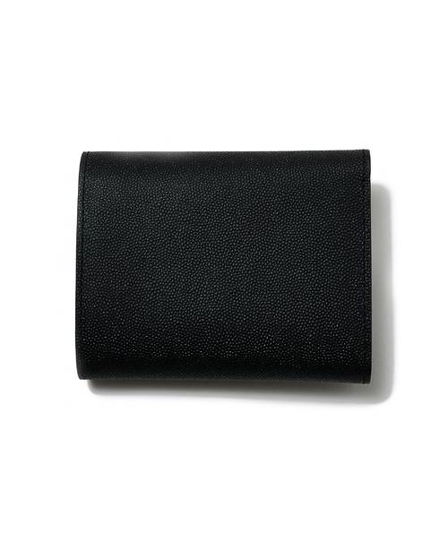 型押ﾚｻﾞｰ三ツ折財布 SLV