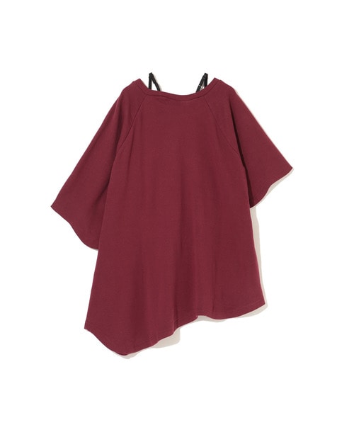 Languid肩ﾋﾓ付ﾗｸﾞﾗﾝCS Cherry